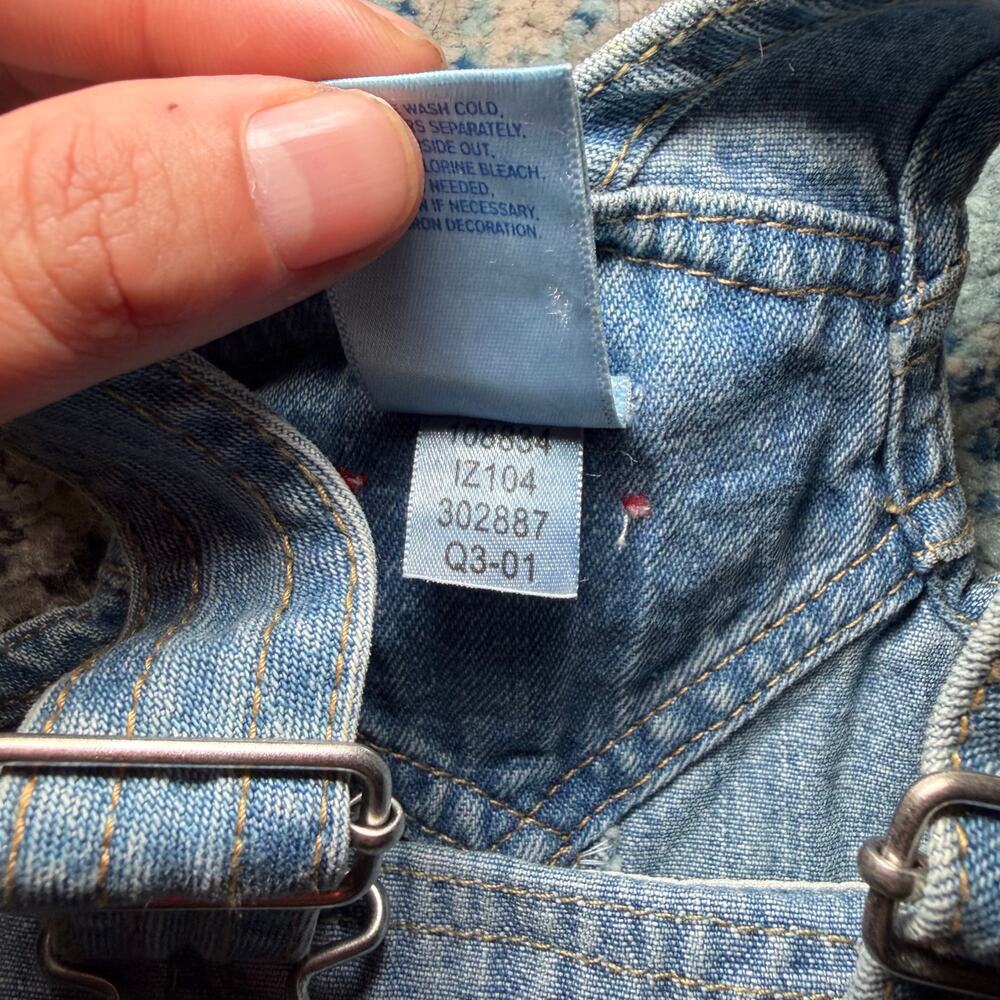 Vintage 2001 Old Navy Overall Dress - Picture 5 of 6